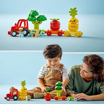 LEGO® Konstruktionsspielsteine Obst- und Gemüse-Traktor (10982), LEGO® DUPLO My First, (19 St)