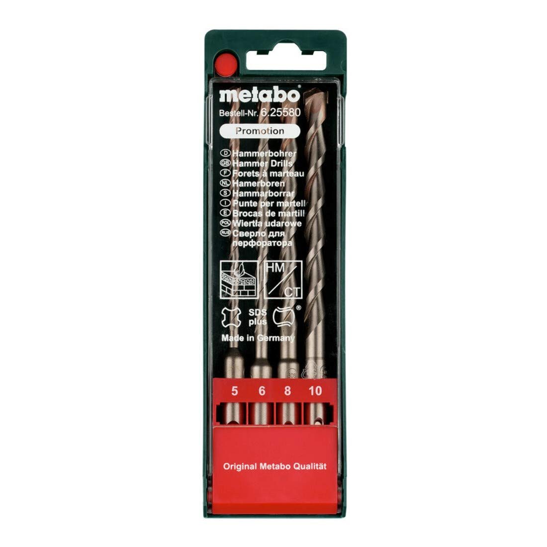 metabo Metallbohrer Metabo SDS-plus-SP-Kassette 4-teilig
