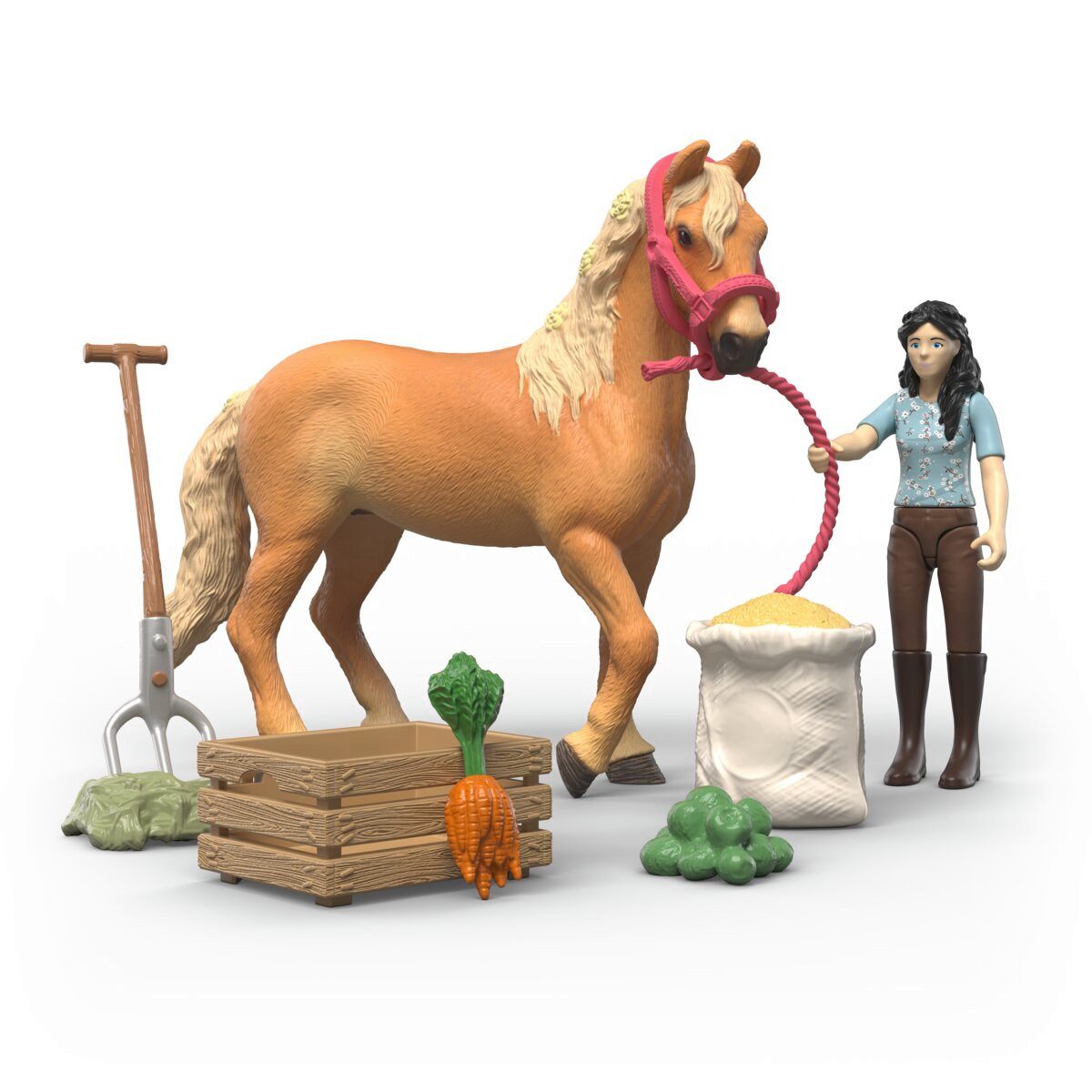 Schleich® Spielwelt HORSE CLUB, Emily's Pflege Set (42797), (15-tlg)