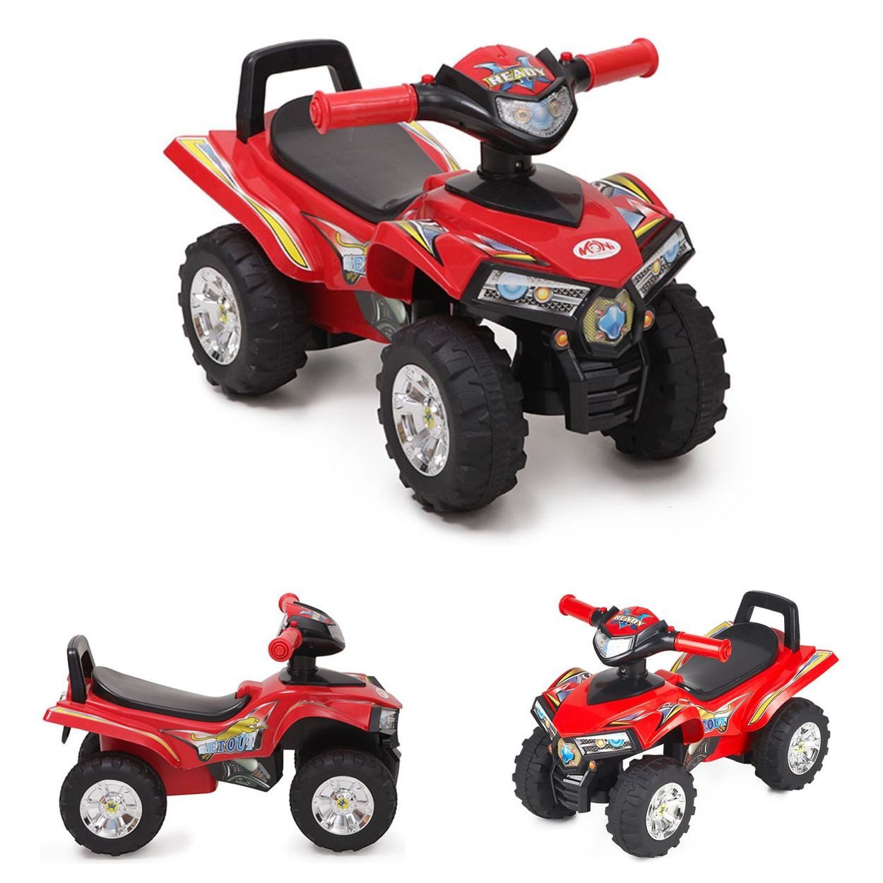 Moni Rutscher ATV 551, Quad, Musikfunktion, Hupe, bequemer Sitz, bis 22 kg, ab 1 Jahr