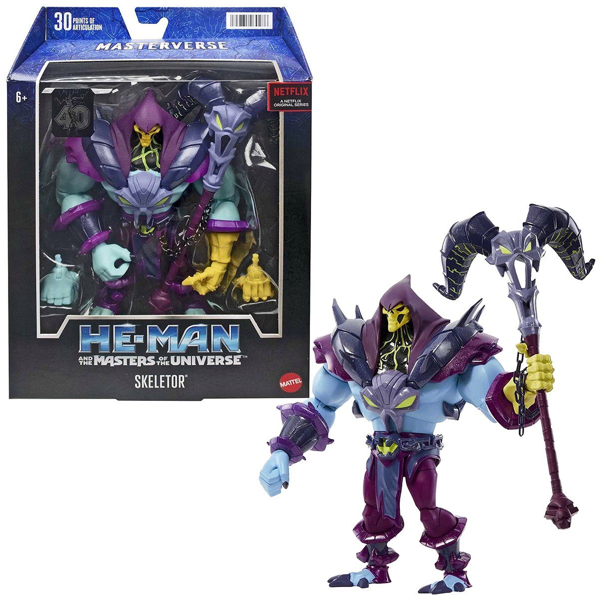 Mattel® Actionfigur Masters of the Universe Masterverse, Wave 5 He-Man & the MotU: Skeletor