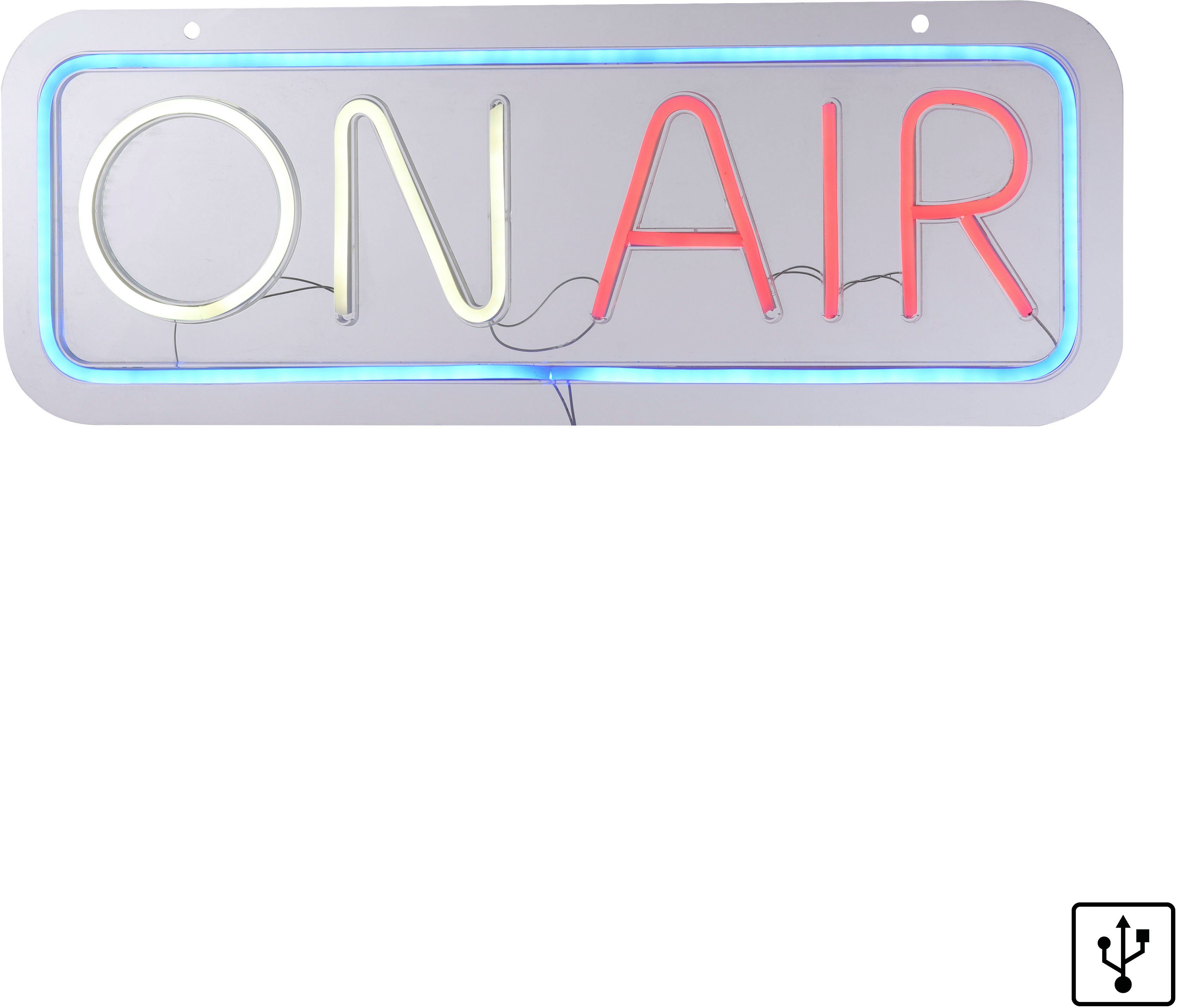 JUST LIGHT LED Wandleuchte NEON-ONAIR, LED fest integriert, Warmweiß günstig online kaufen