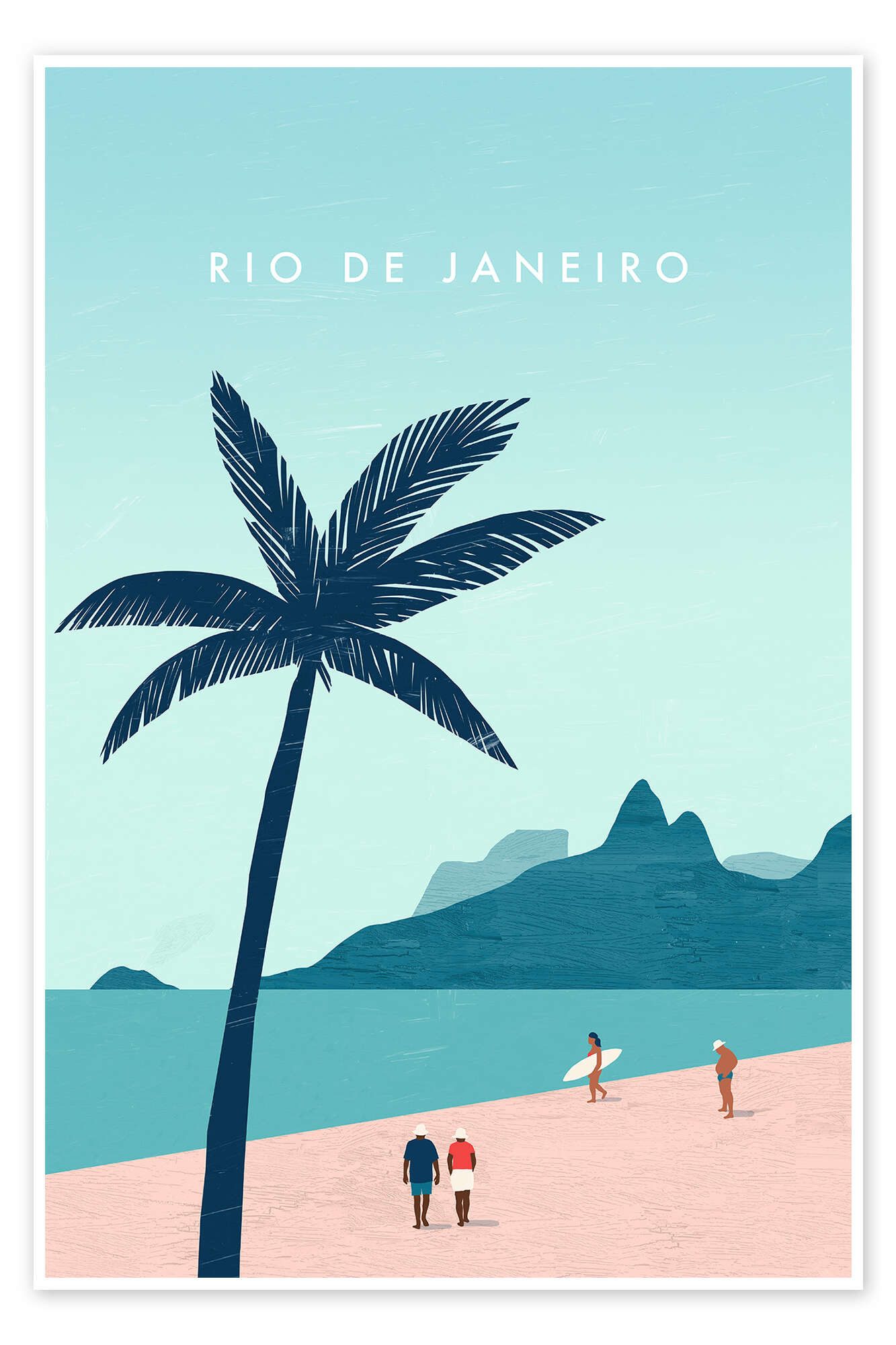 Posterlounge Wandbild Rio de Janeiro, Katinka Reinke, erhältlich als Poster, Leinwandbild, Wandsticker oder Acrylglasbild