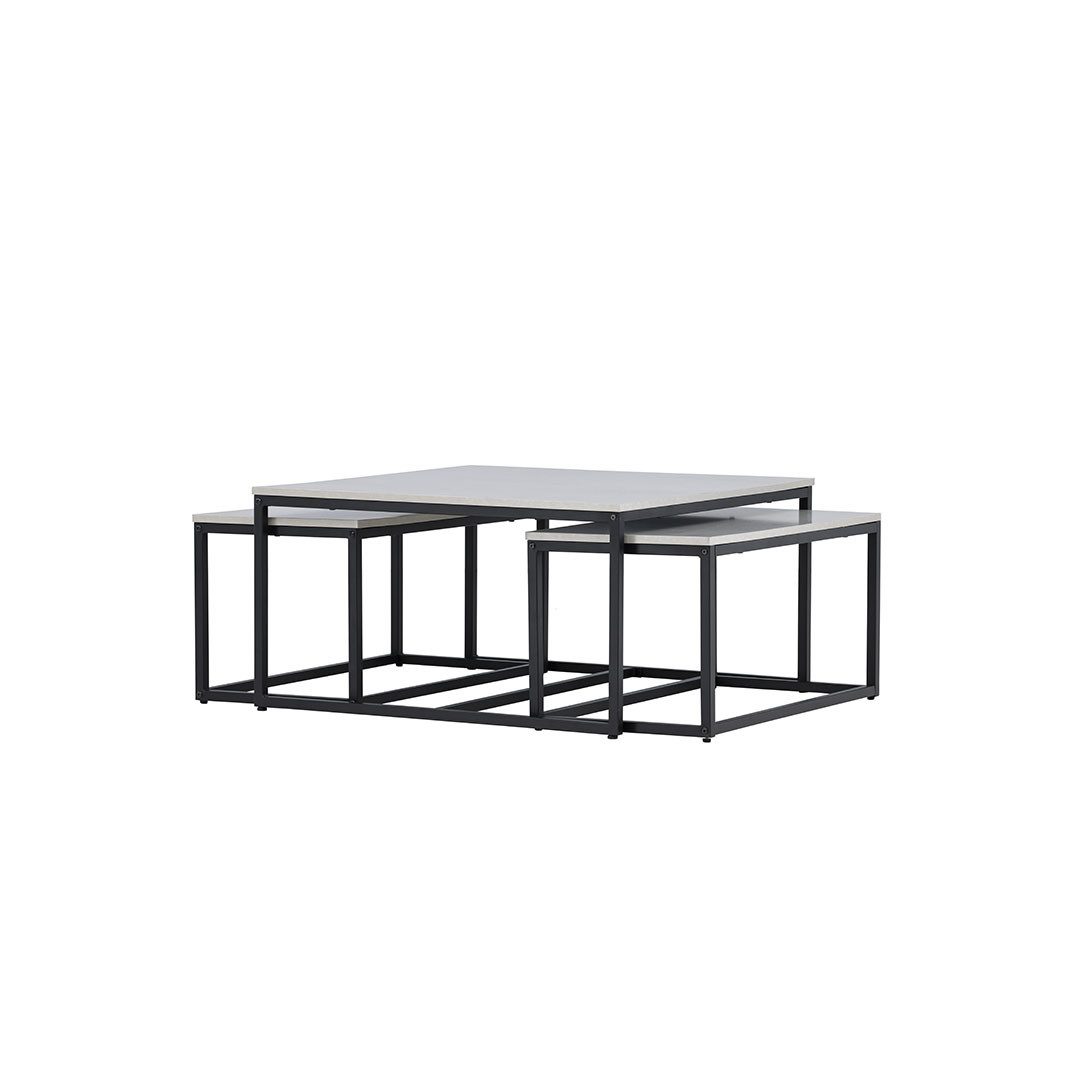 ebuy24 Couchtisch Solna Couchtisch Set mit 3 grau. günstig online kaufen