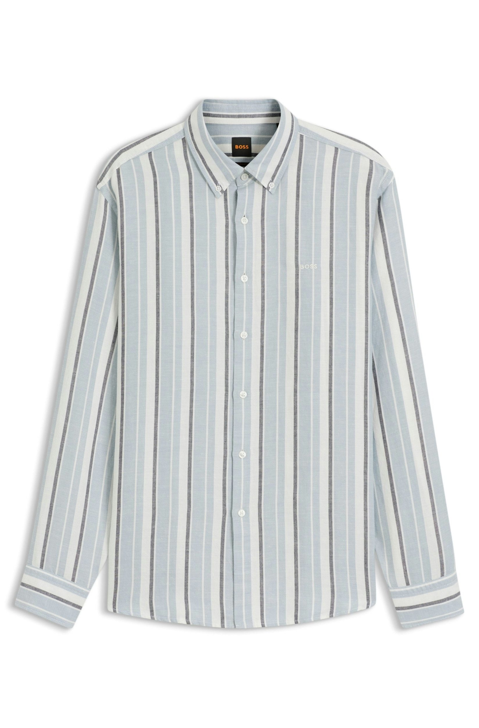 BOSS ORANGE Langarmhemd Hemd - Gerade