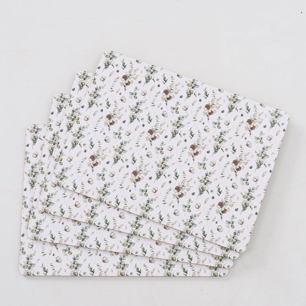 Steinnacher Bärbel Platzset Boltze Tischset 4er Set Luca Zapfen allover klein 30x40cm, (4-St)