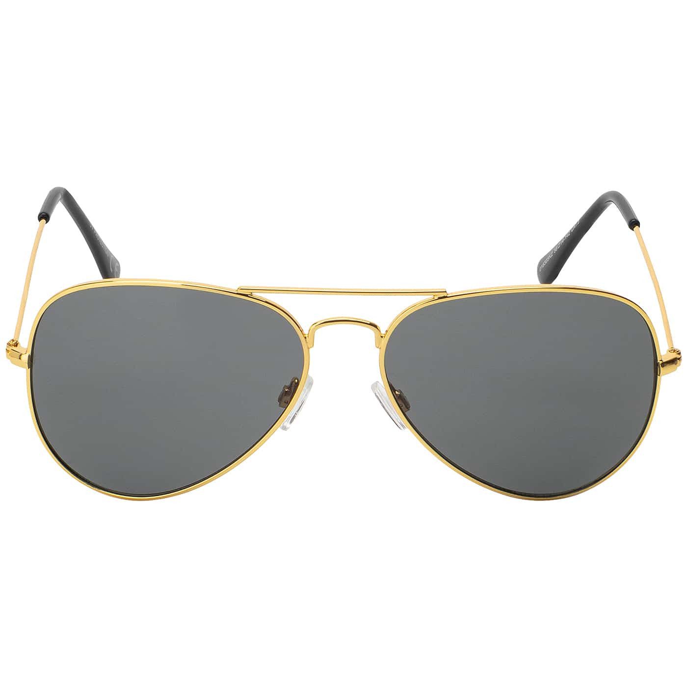 BEZLIT Eyewear Pilotenbrille Herren Piloten Sonnenbrille mit Metallrahmen (1-St) mit schwarzen Linsen