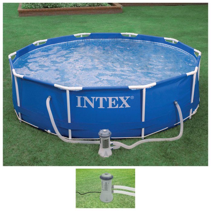 Intex Pool »INTEX 28212GN Metal Frame Pool, 366x76cm inkl. Filterpumpe«
