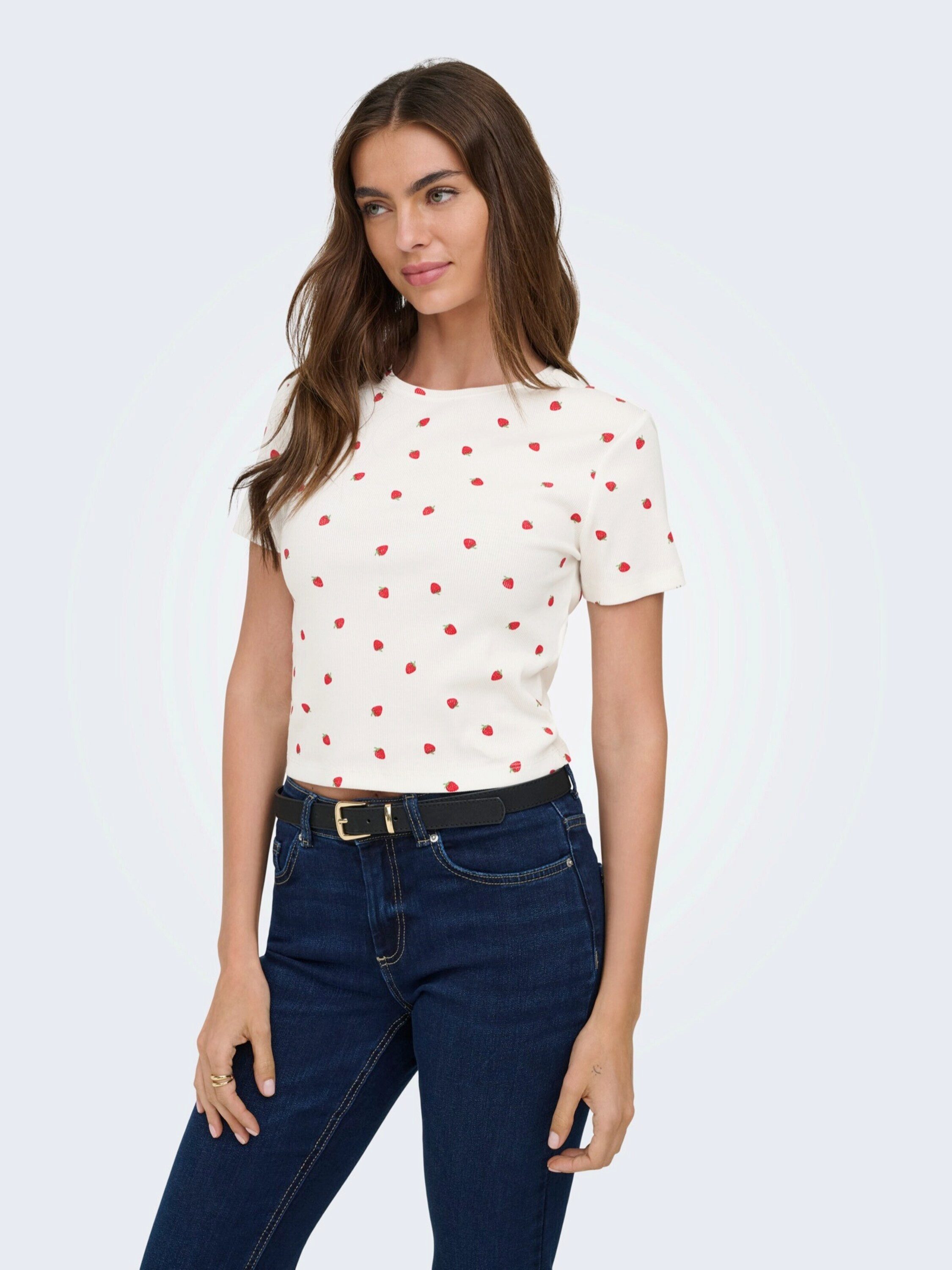 ONLY T-Shirt ONLFENJA (1-tlg) Plain/ohne Details