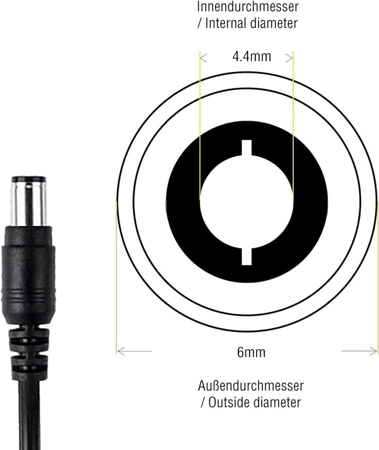 Leicke 14V 3A 42W AC Netzteil (3A 2,5A 2,14A 1,78A) Ladegerät Ladekabel Universal-Netzteil (für Samsung Monitor SyncMaster S19B300NW S19B300 S22A300B S20A350B)