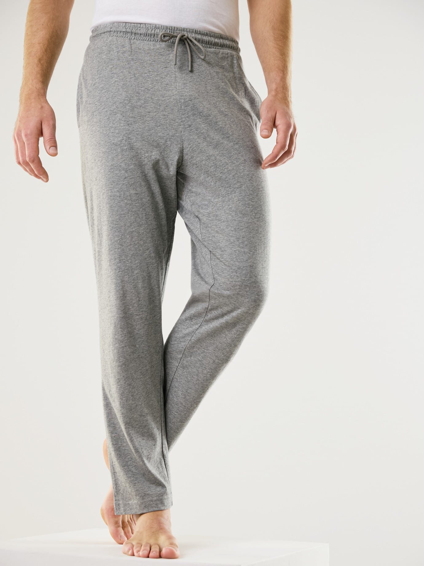 Walbusch Homewearhose Herren 24/7 Hose lang Homewearhose Baumwolle Comfort Fit Atmungsaktiv, verstellbarer Gummibund, 2 Taschen – ideale Loungehose