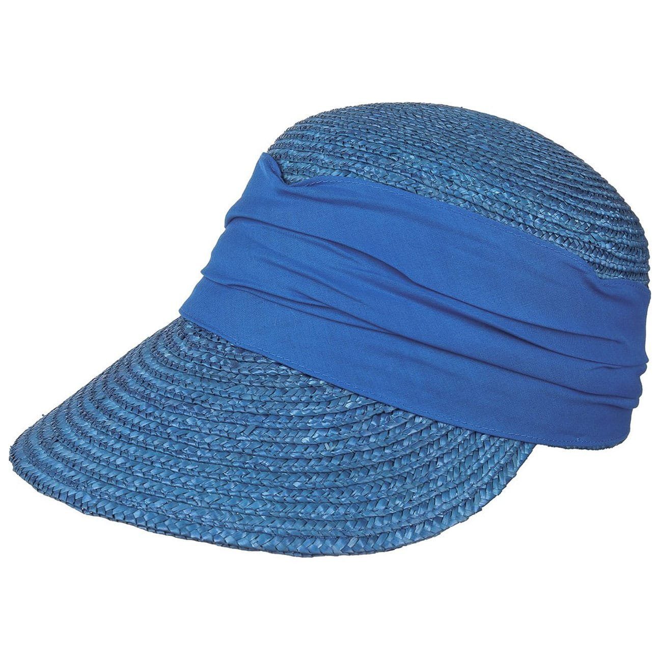 Seeberger Visor (1-St) Strohcap mit Schirm blau