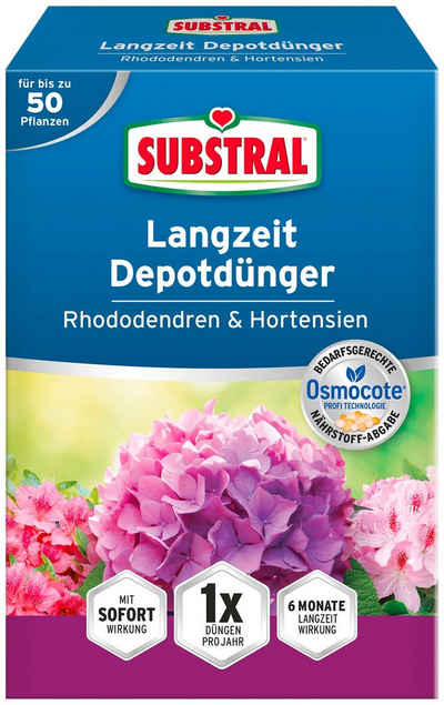 Substral Spezialdünger Langzeit Depotdünger für Rhododendren & Hortensien, 750 g