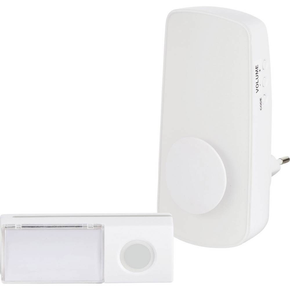 Heidemann Smart Home Türklingel Funkgong-Set 70827 (mit Blitzlicht, mit Namensschild)