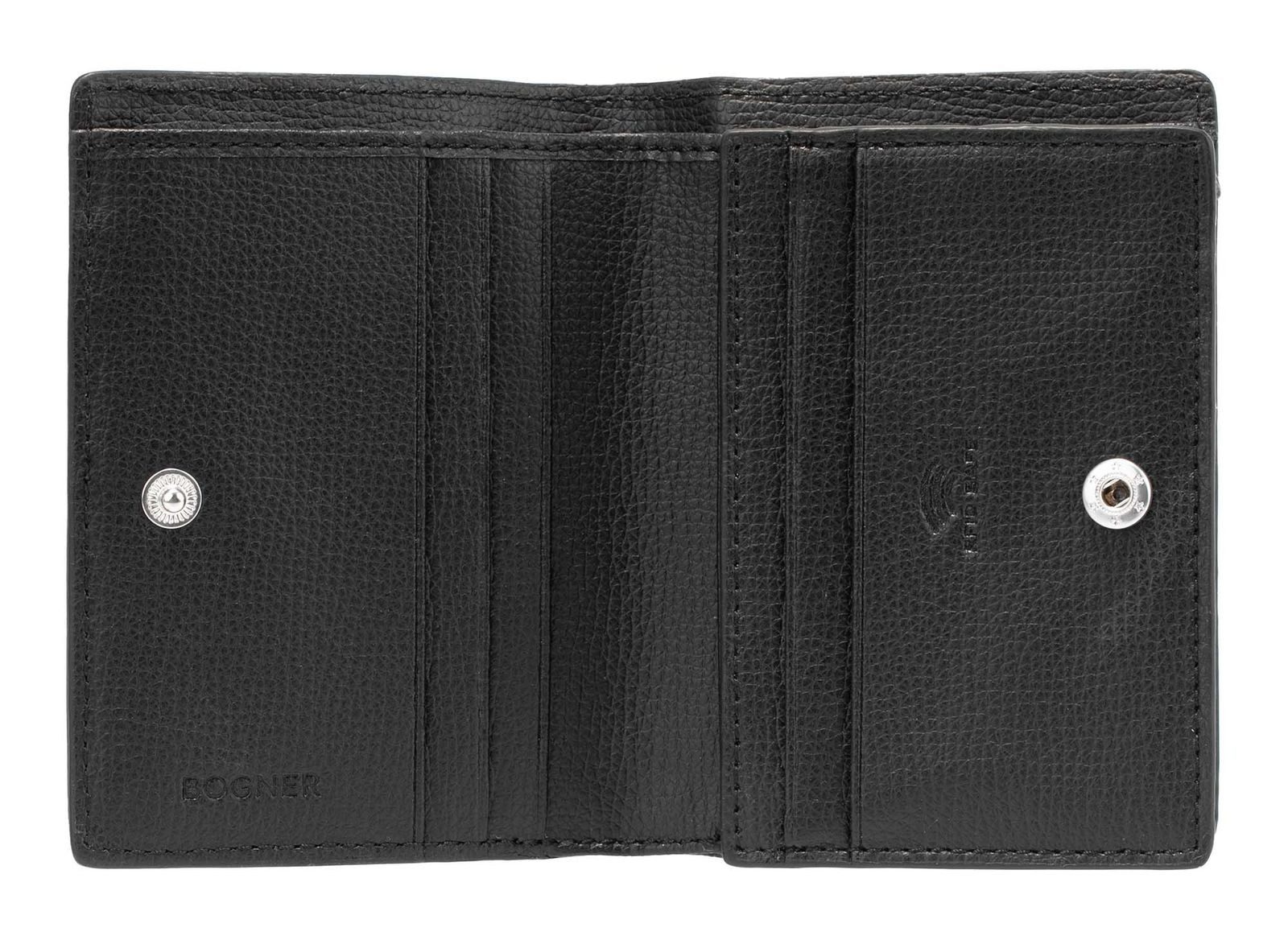 BOGNER Geldbörse Dela Purse, aus echtem Rindsleder mit RFID-Blocker Schutz