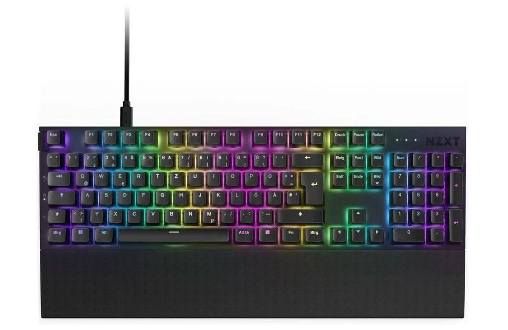 NZXT NZXT Function 2 2024 Gamingtastatur - RGB - Schwarz - DE (QWERTZ) Gaming-Tastatur