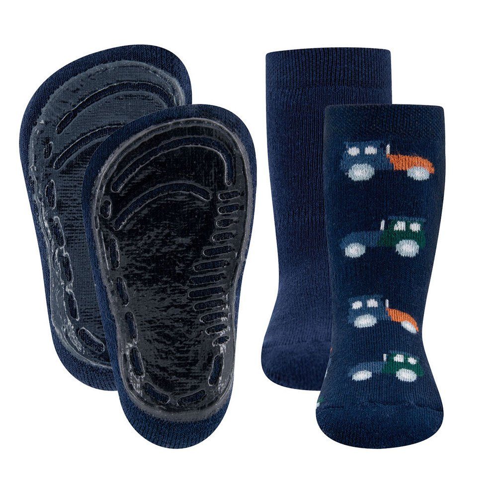 Ewers ABS-Socken Stoppersocken 2er Pack Trecker/Uni (2-Paar)