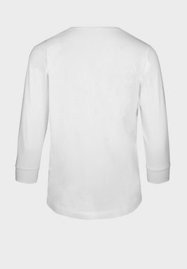 bianca Print-Shirt DINI mit modernem, dezent schimmernden Frontmotiv