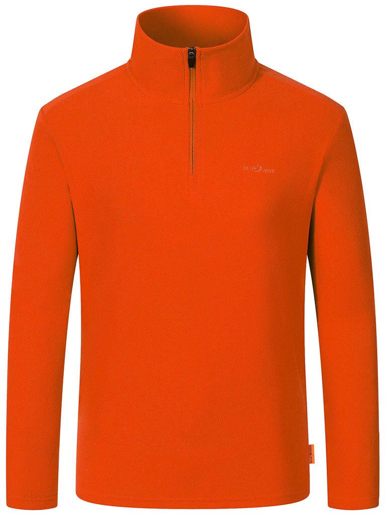 Blue Wave Fleecejacke Niklas Herren Half-Zip Fleece-Pullover Niklas mit Stehkragen & Reißverschluss