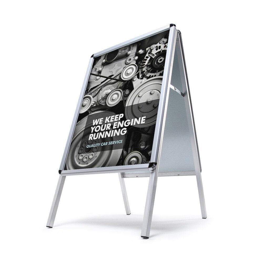 Einzelrahmen Showdown Displays Kundenstopper Wetterfest 70x100 32mm R