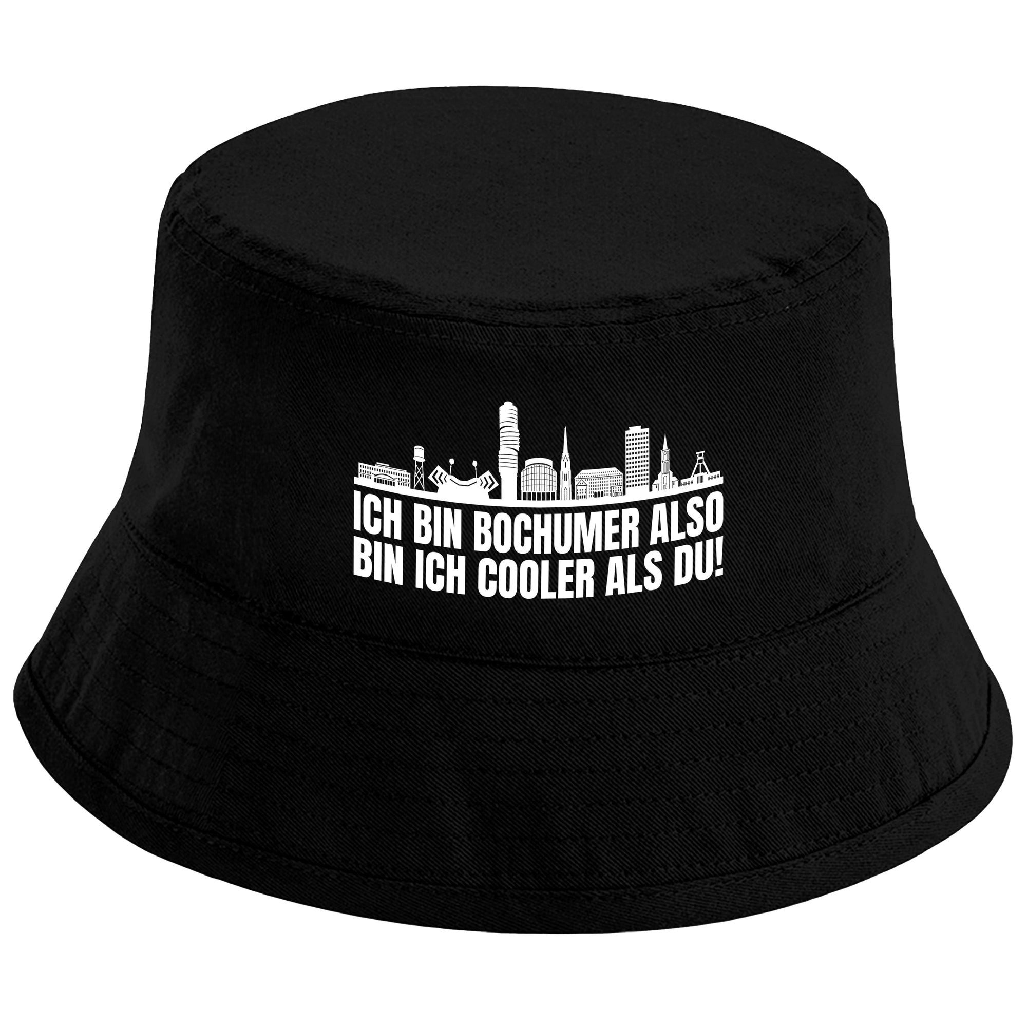 Sonnenhut Bucket Hat Ich bin Bochumer also bin ich cooler als du!