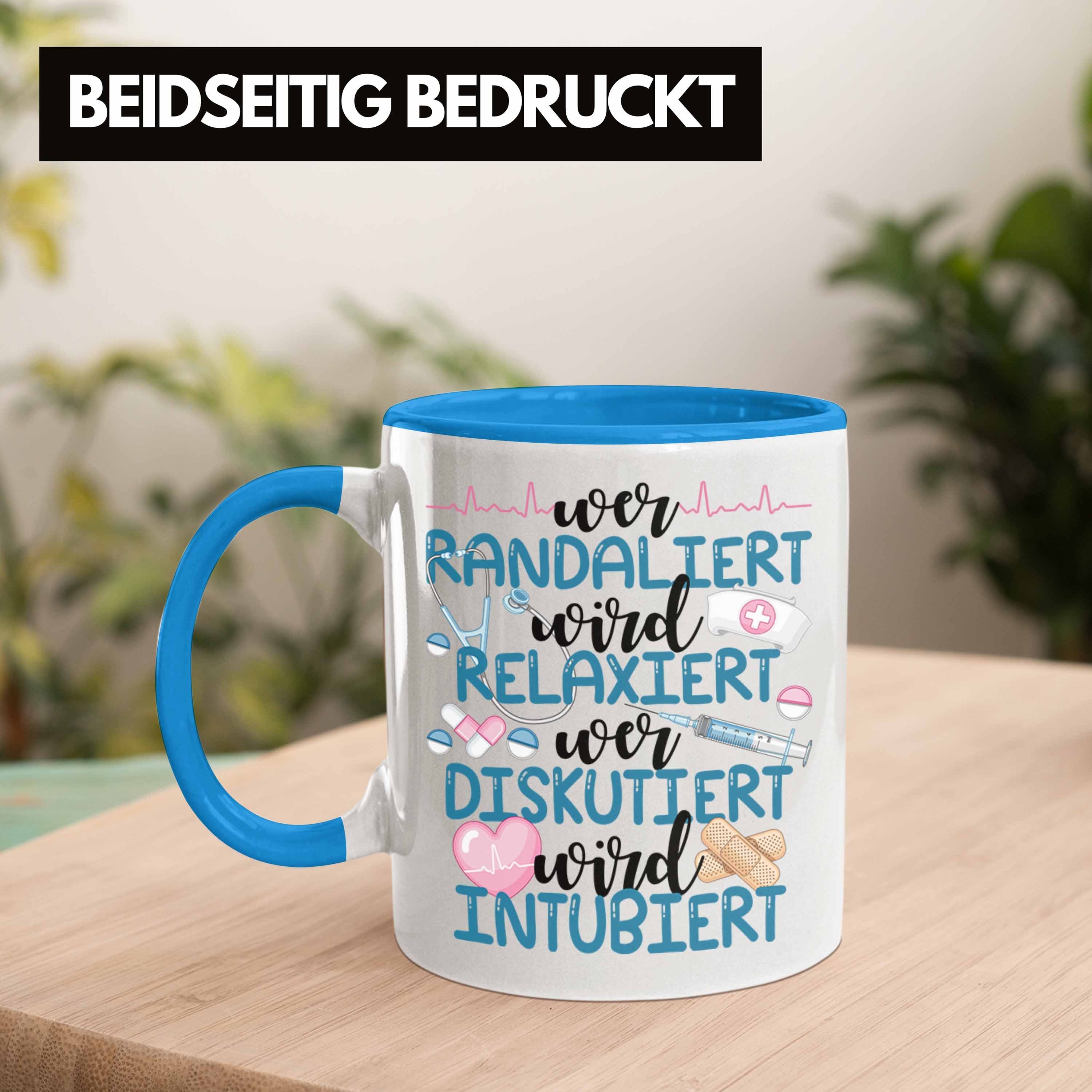 Lustig Kaffeetasse Blau Krankenschwester Tasse Anästhesie Geschenk Trendation Propofol Tasse