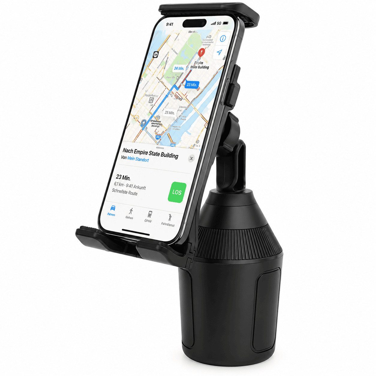 MidGard Smartphone-Halterung Handy-Dosenhalter KFZ-Getränkehalter Autohalterung, (bis 12 Zoll, für Smartphone, Tablet PC) von MidGard
