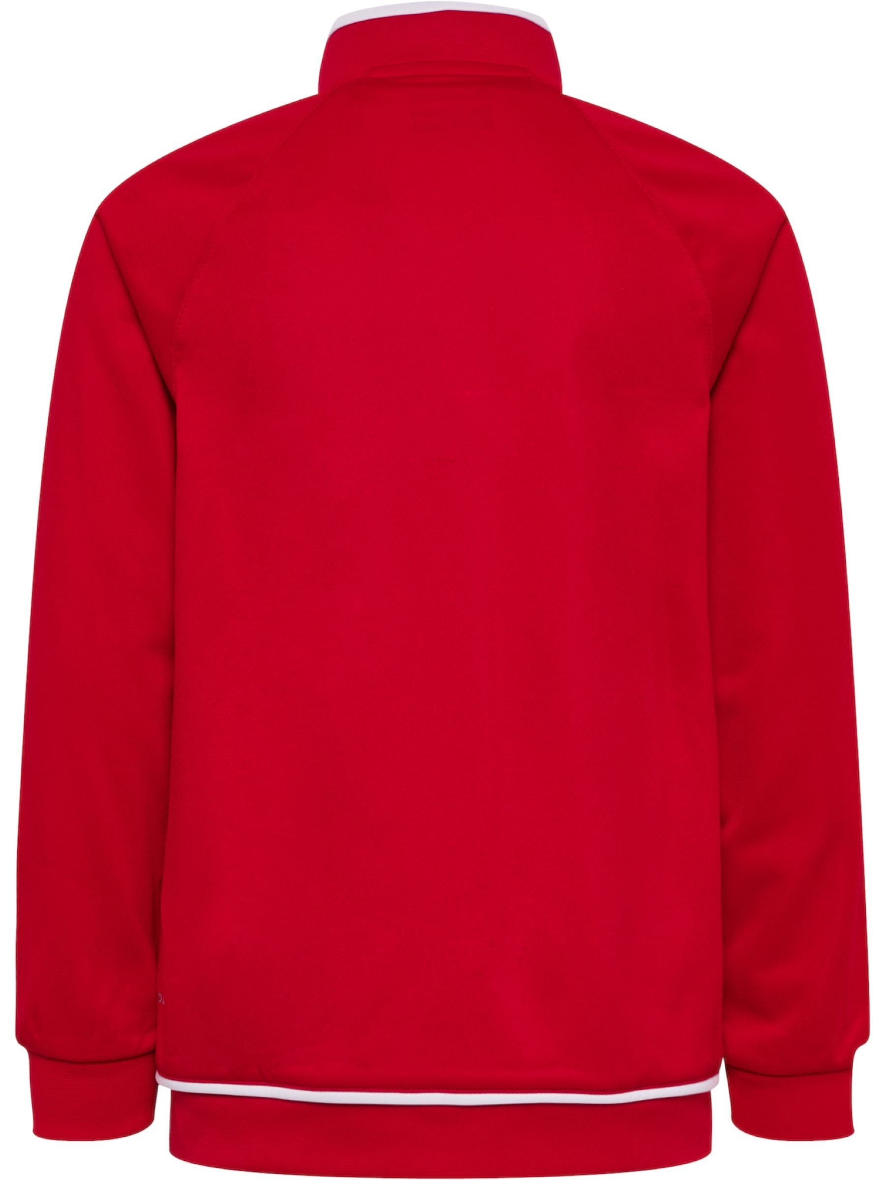hummel Trainingsjacke hmlCORE 2.0 Track Zip (100% rec. Polyester) rot/weiss Jungen