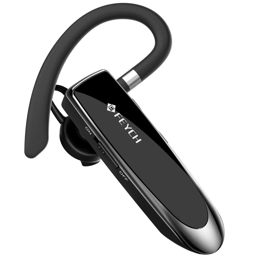 GelldG Bluetooth Headset Wireless Freisprech Telefon 5.0 Bluetooth-Headset Bluetooth-Kopfhörer schwarz