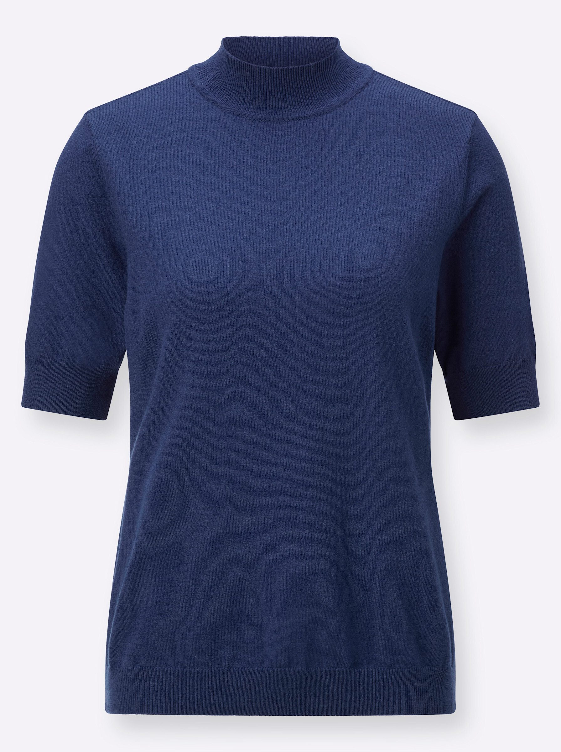 Strickpullover Pullover Kurzarm Jersey