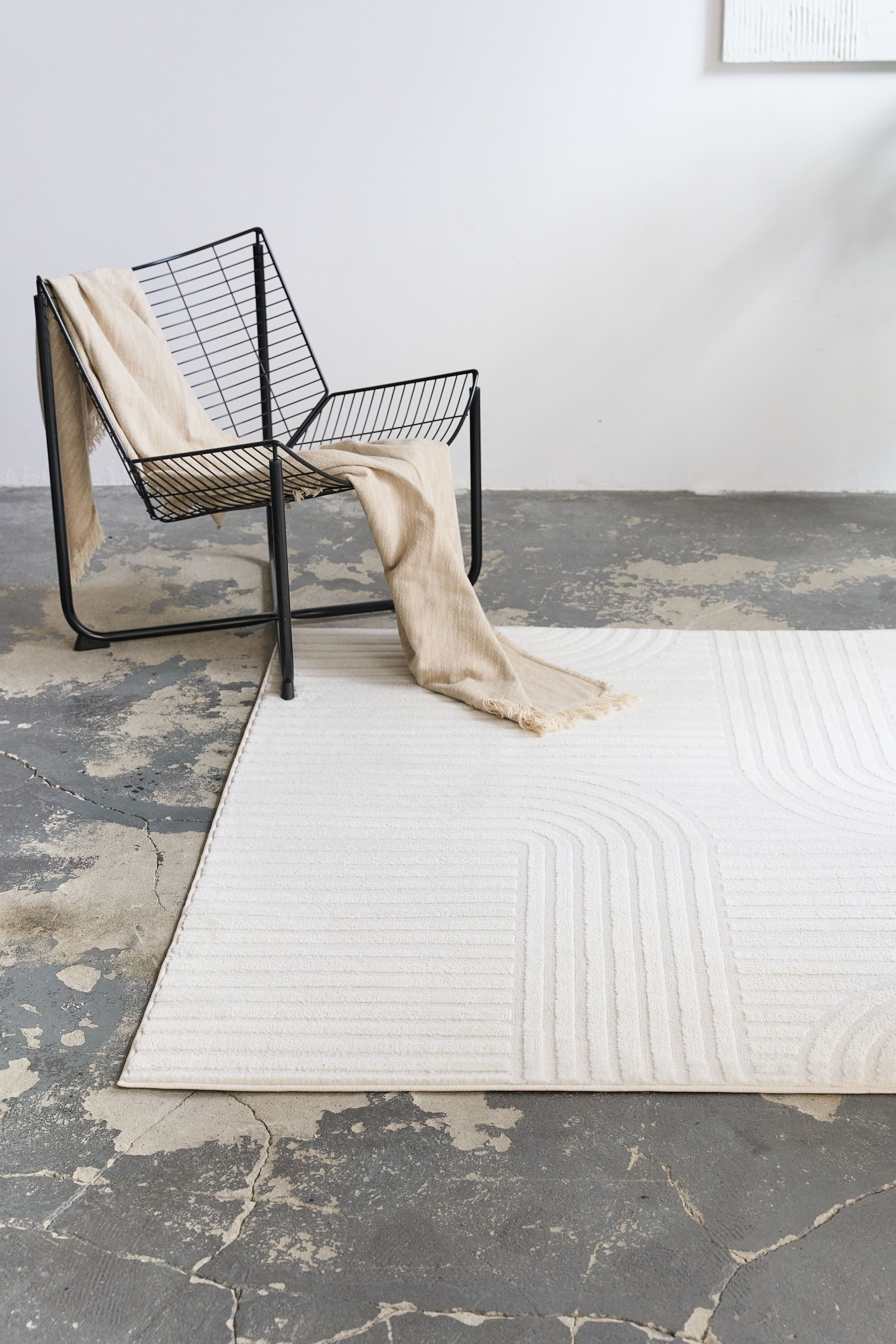 Tapiso Teppich HYGGE, quadratisch, Höhe: 9 mm, Wohnzimmer, Schlafzimmer, pflegeleicht