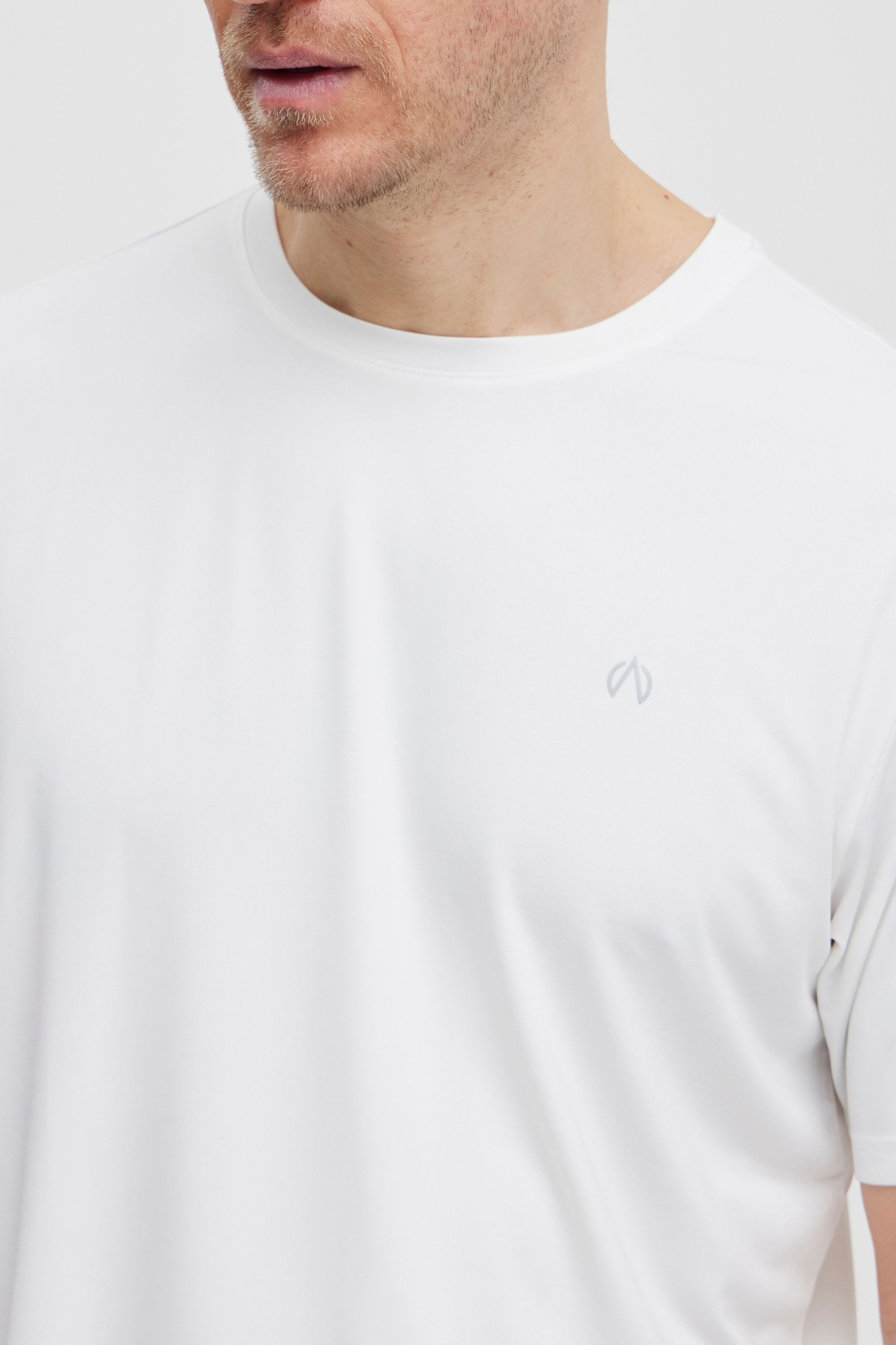 North Bend T-Shirt NBTergo Sportliches T-Shirt mit reflektierendem Logoprint