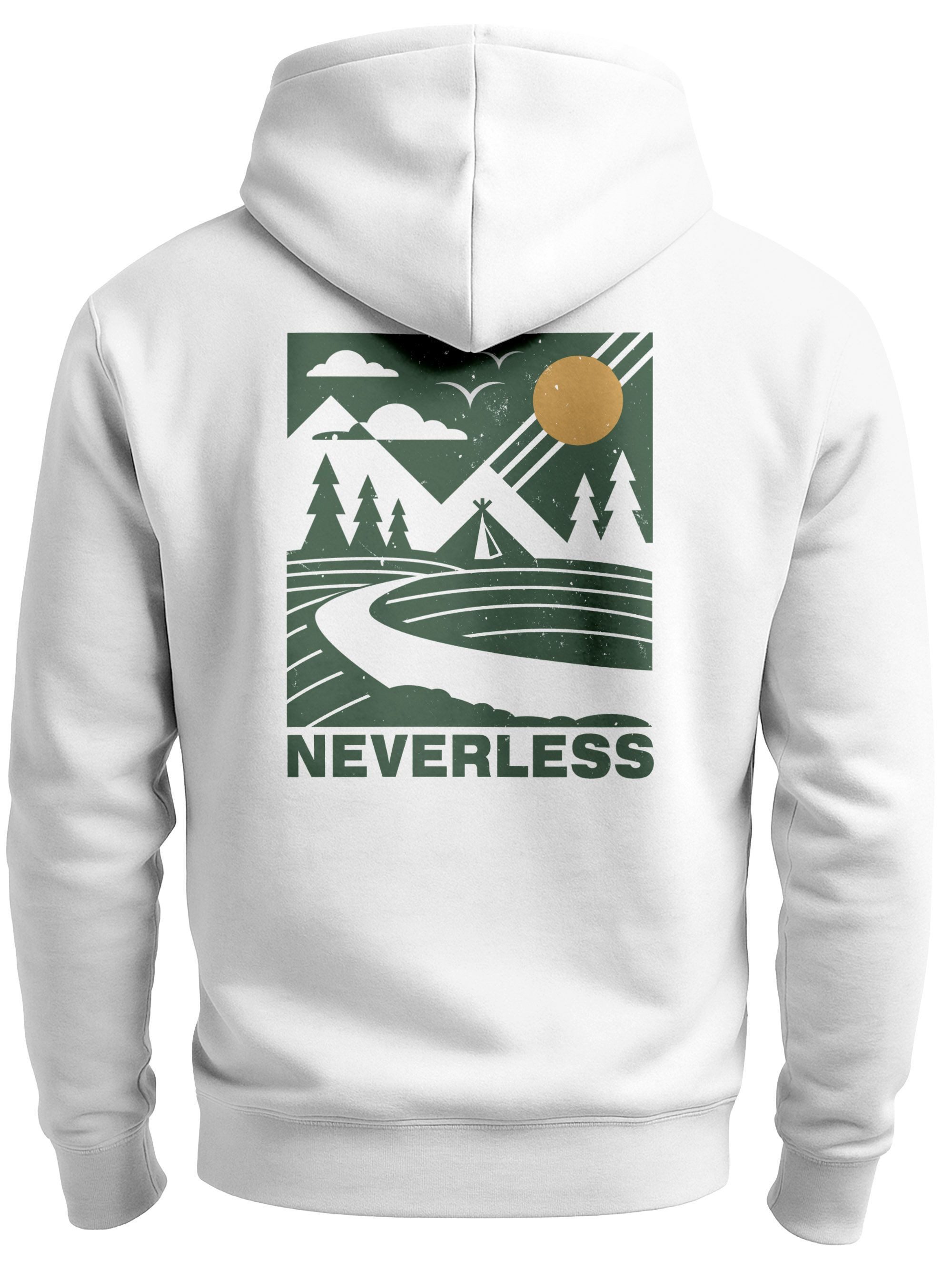 Sweatjacke Herren Sweatjacke Backprint Outdoor Grafik Zipjacke Zip-Hoodie Männer