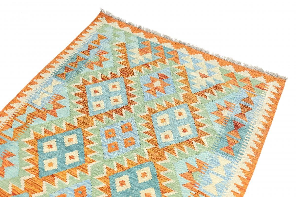 rechteckig, mm Kelim Handgewebter Orientteppich Orientteppich, 102x148 Höhe: Afghan Trading, 3 Nain