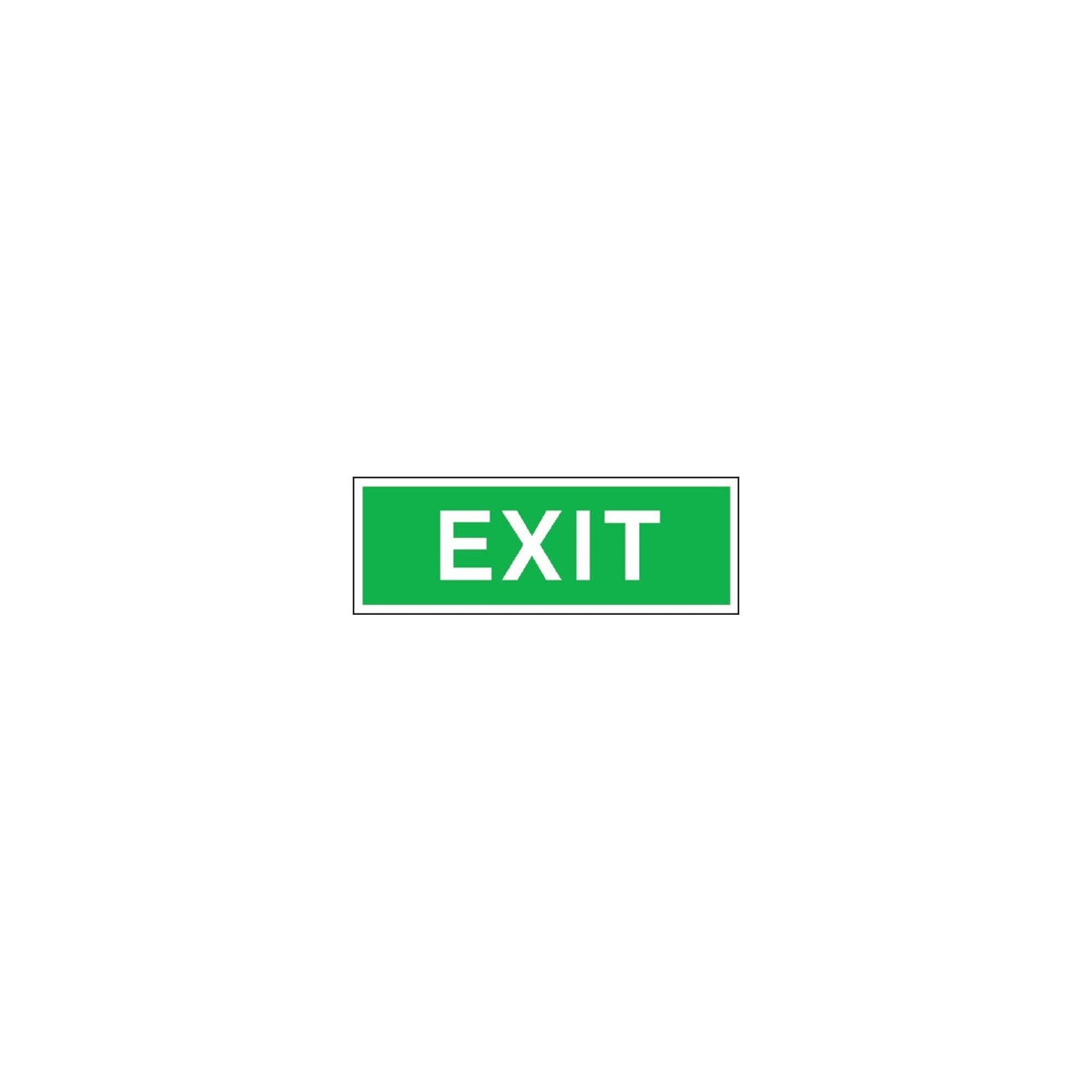 wolk SafetyMarking Fluchtwegschild Alu B300xH105 mm Exit langnachleuchtend