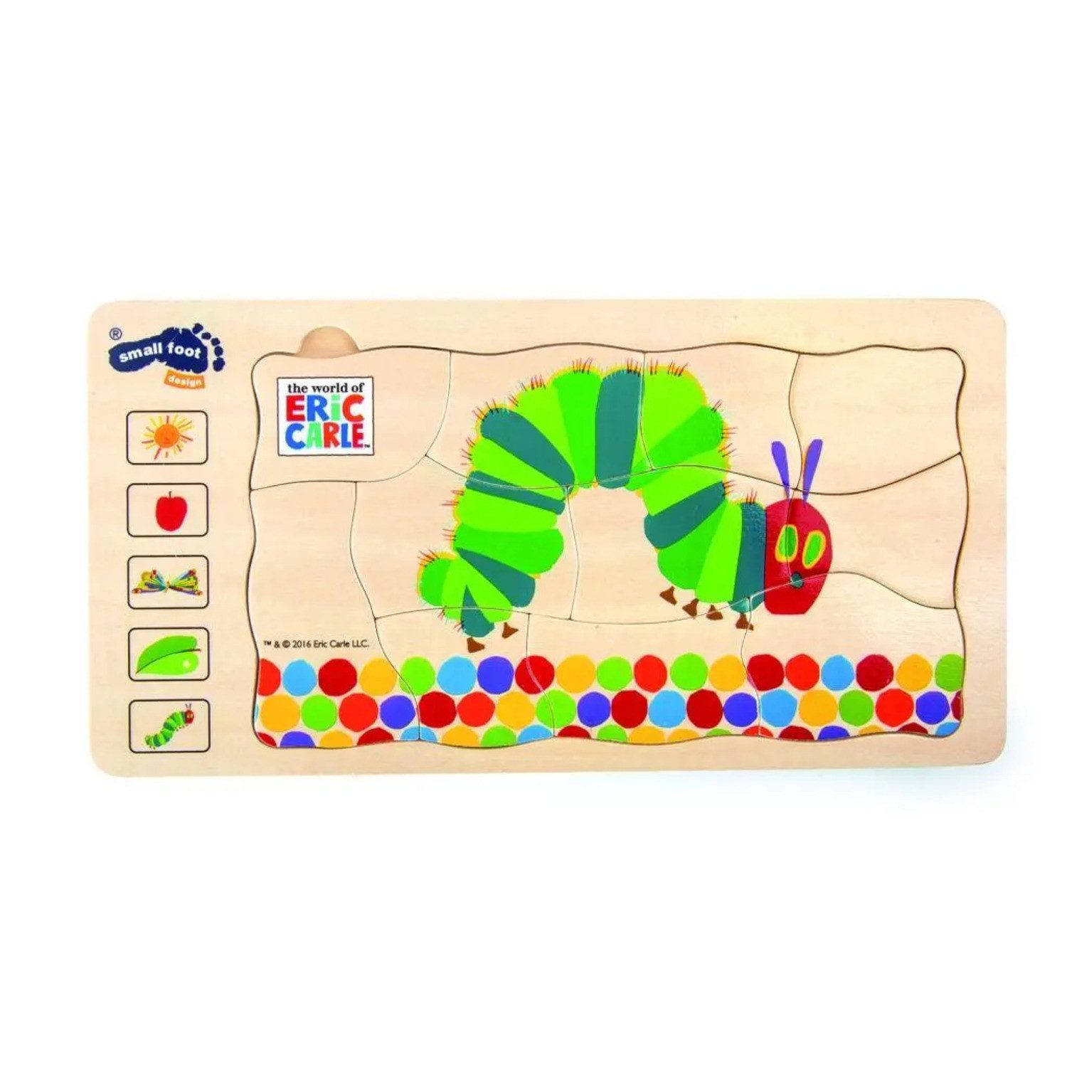 Small Foot Puzzle Raupe Nimmersatt Schichtenpuzzle, Puzzleteile