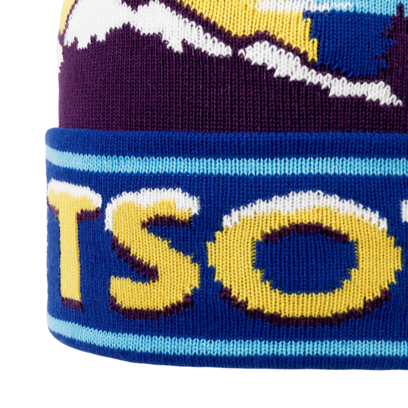 Stetson Bommelmütze (1-St) Strickmütze mit Umschlag