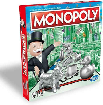 Hasbro Spiel, Monopoly Classic • Gesellschaftsspiel - Familien Brettspiel Alter 8+