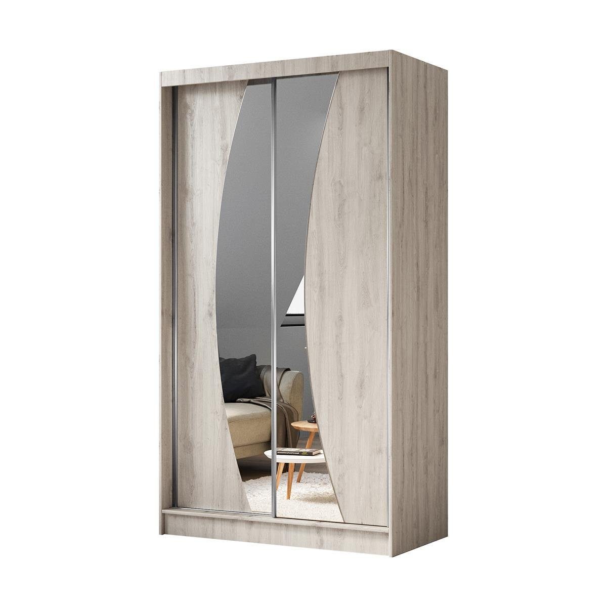 Beautysofa Kleiderschrank Vox (Schrank mi Schiebtüren, günstig online kaufen
