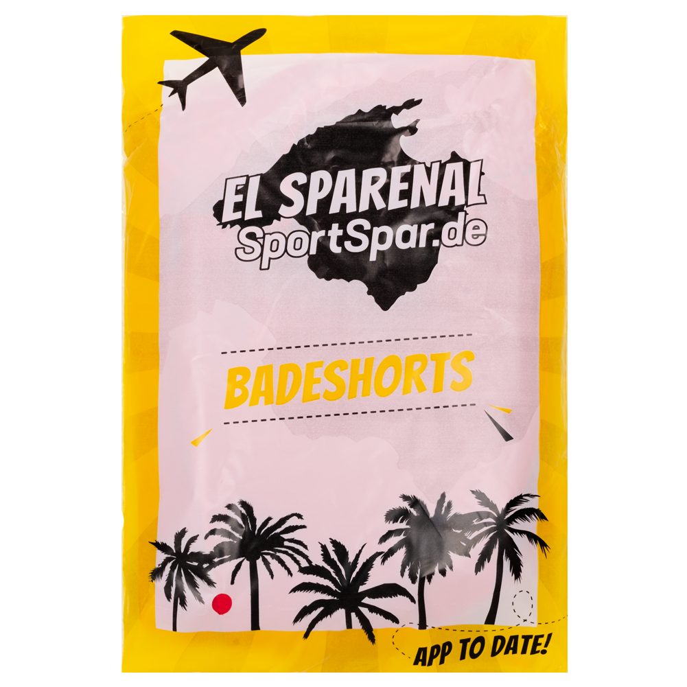SportSpar Badeshorts SportSpar.de "El Sparenal" Herren Badehose schnell trocknendes Material
