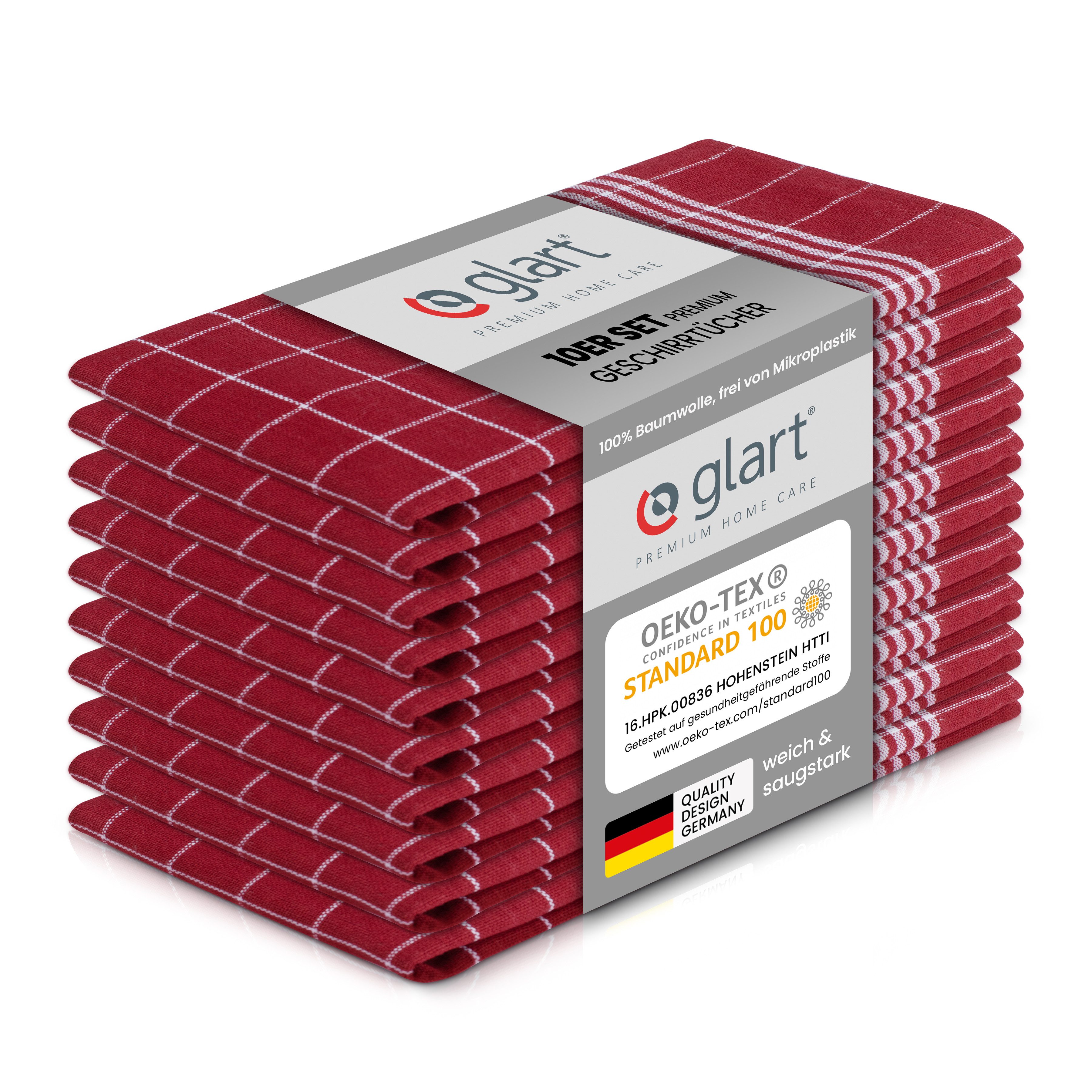 Glart Geschirrtuch 48RI2 10 St. Geschirrtücher günstig online kaufen