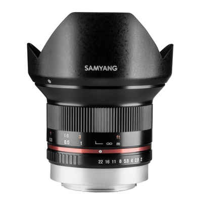 Samyang MF 12mm F2,0 APS-C Fuji X schwarz Superweitwinkelobjektiv