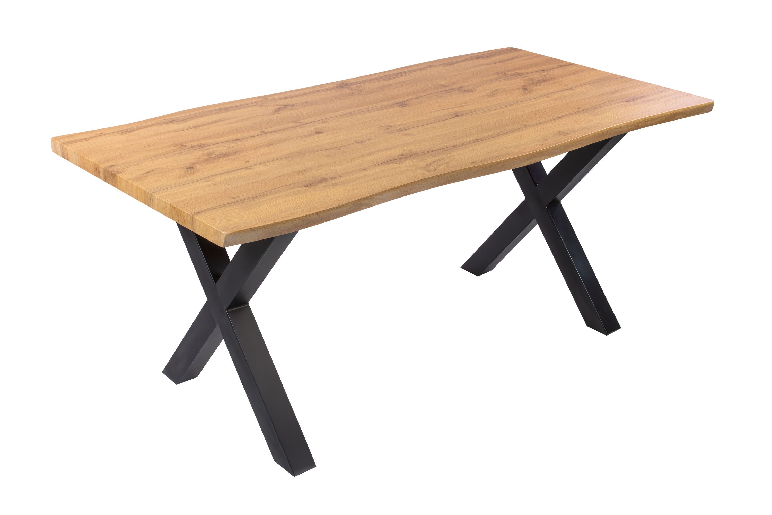 Loreno® Esstisch Josy, Wildeiche Holz-Optik, Baumkante, günstig online kaufen