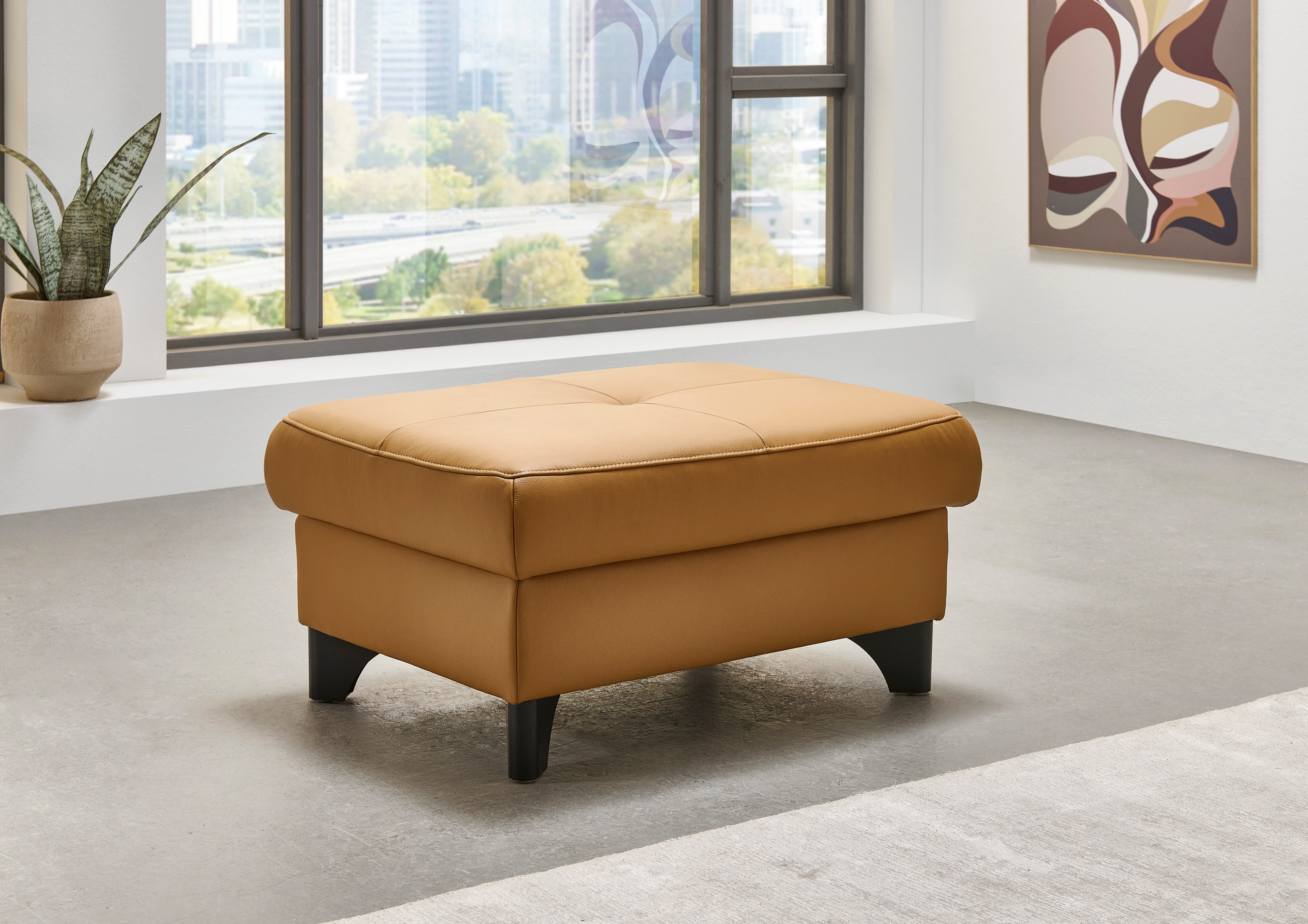 Die PlanBar Hocker PN-EM23166, Aufklappbar mit Stauraum, stylische Metallfüße