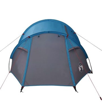 vidaXL Vorzelt Campingzelt 4 Personen Blau 360x135x105 cm 185T Taft