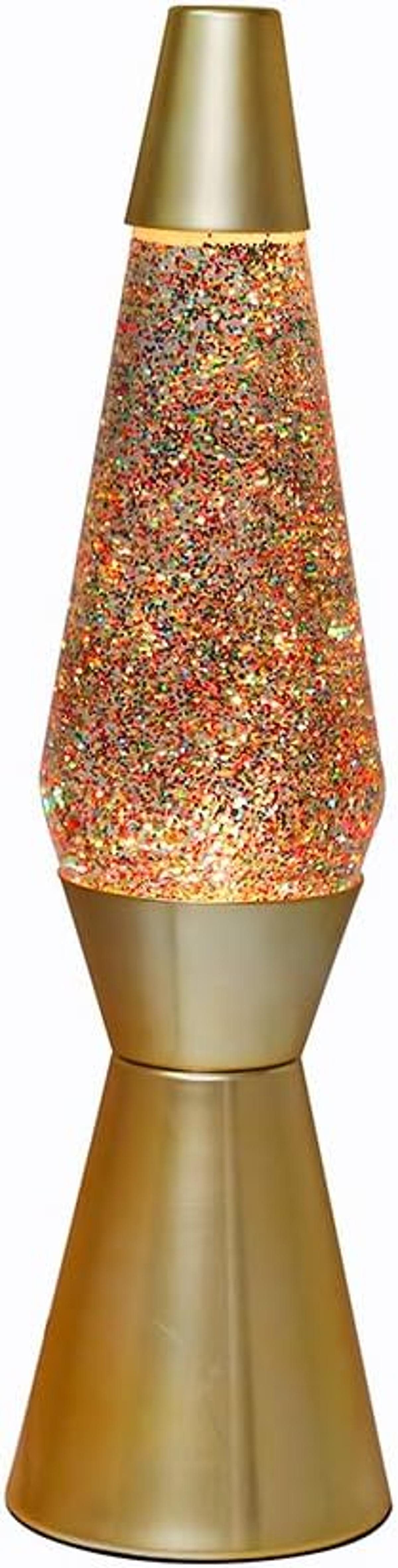 I-TOTAL Lavalampe I-TOTAL® Lavalampe Magie Einzigartiges für Ihr Zuhause Gold Glitzer