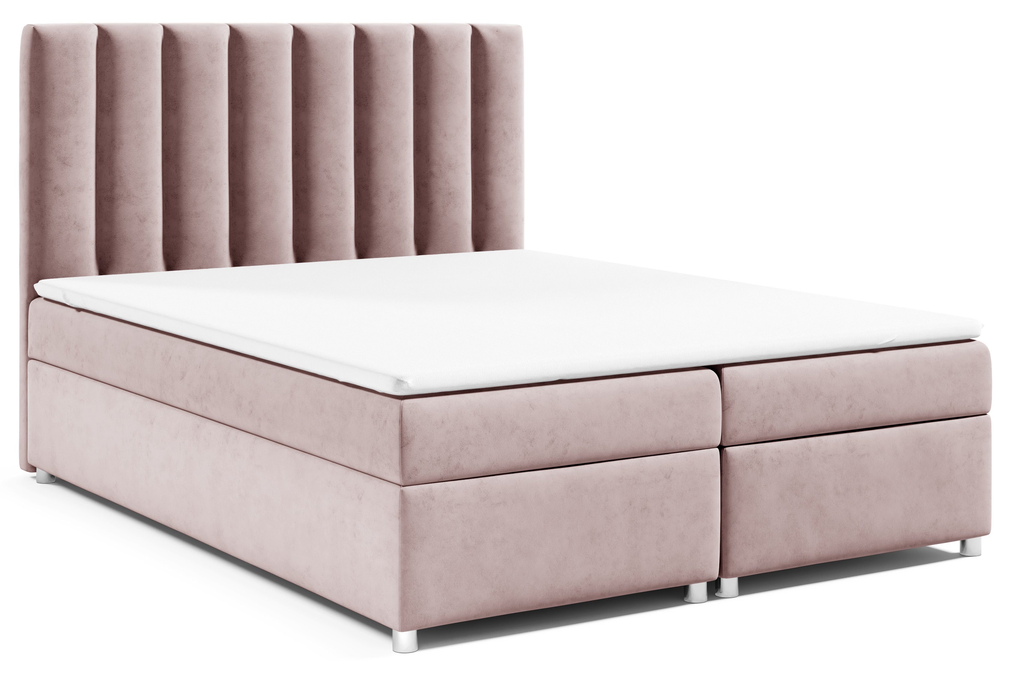 Best for Home Topper Rosa Bettkasten Boxspringbett und K10, mit Trinity