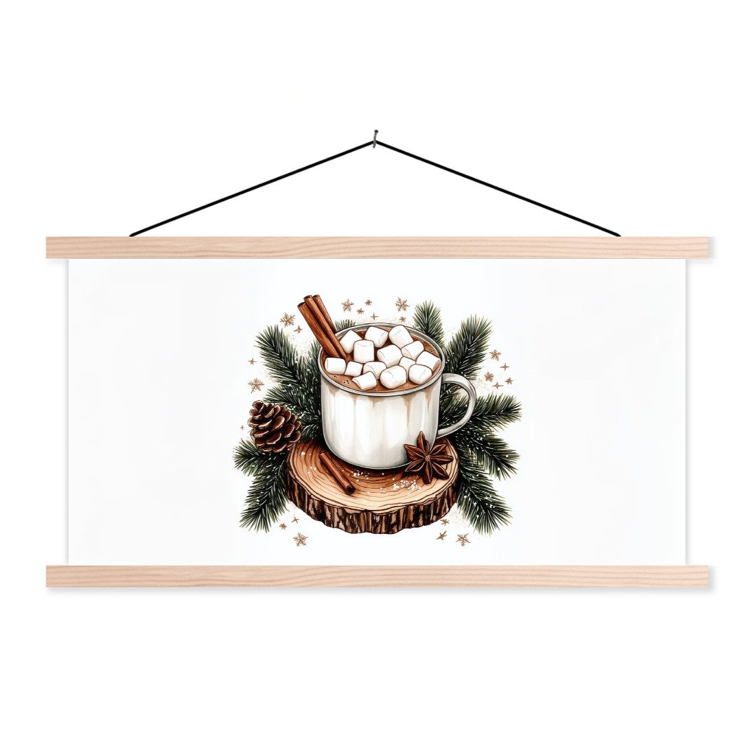 MuchoWow Poster Winter - Holz - günstig online kaufen