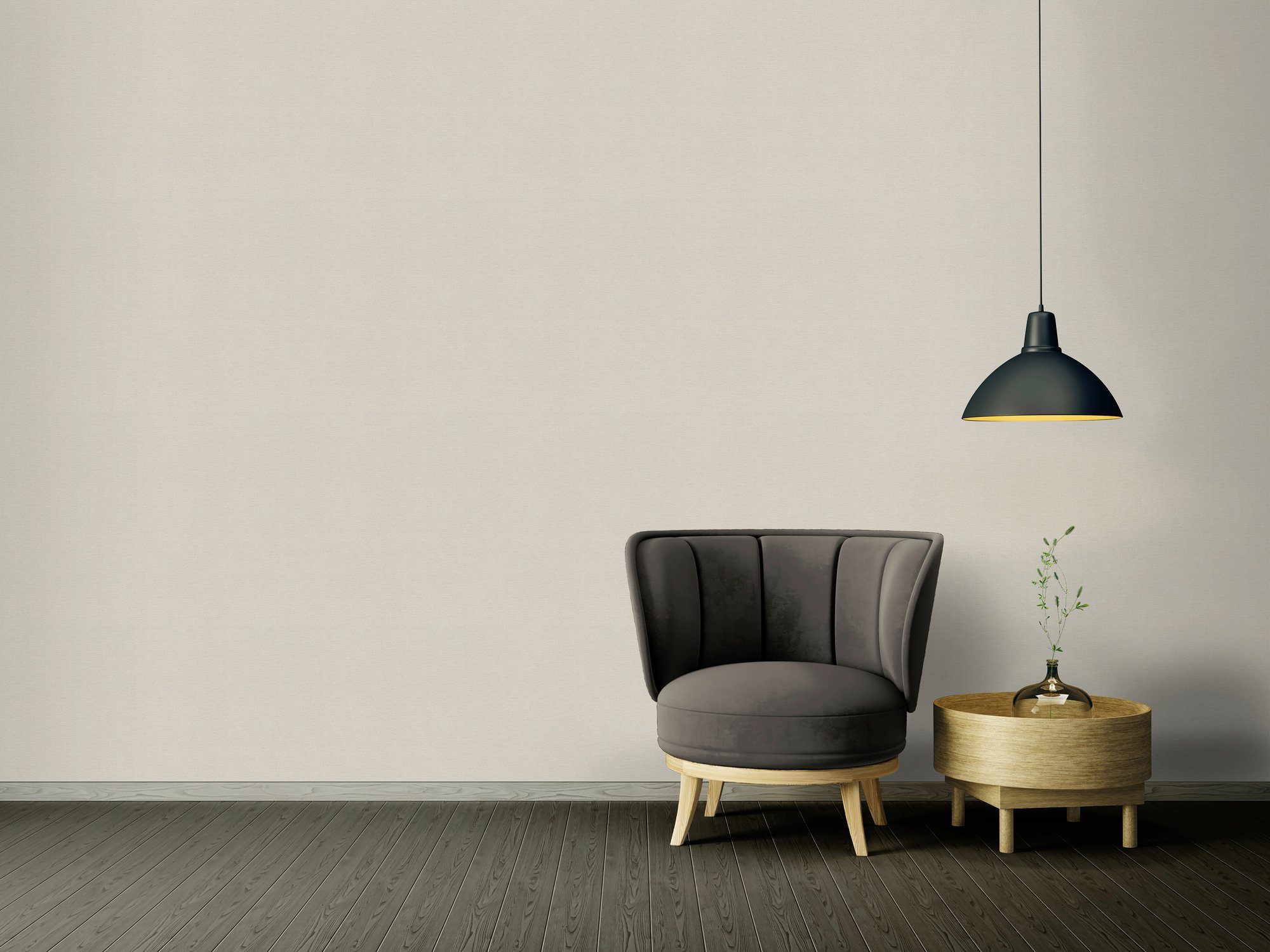 A.S. Création Vliestapete Ethnic Origin Uni, leicht strukturiert, einfarbig, uni, unifarben, Tapete einfarbig Tapeten Wohnzimmer Schlafzimmer Küche modern Design