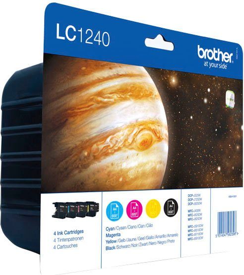 Brother LC-1240 Value Pack Tintenpatrone 4-tlg) (Packung